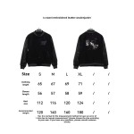 Louis Vuitton towel embroidery patchwork leather tweed jacket