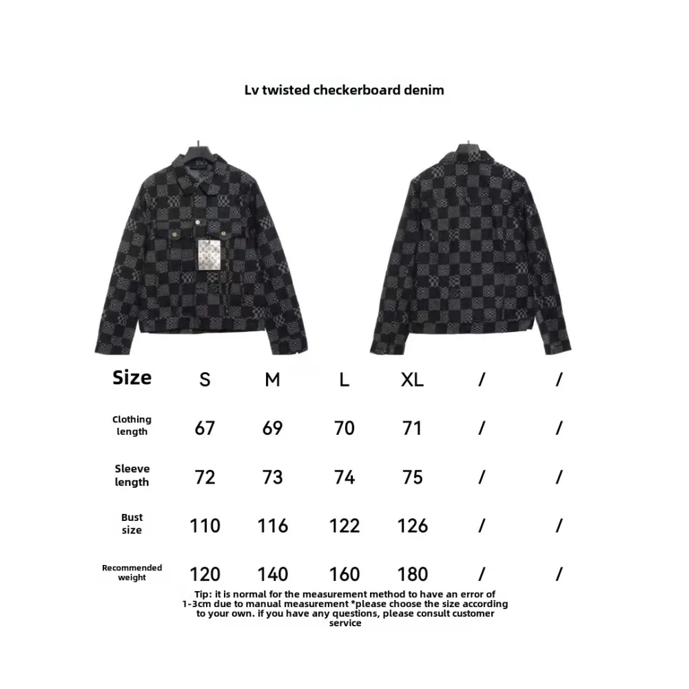 Louis Vuitton twisted checkerboard denim