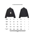 Louis Vuitton twisted checkerboard denim