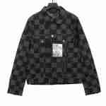 Louis Vuitton twisted checkerboard denim