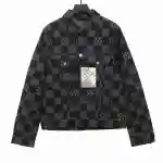 Louis Vuitton twisted checkerboard denim