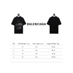Balenciaga24ss night scene digital direct injection T-Shirts
