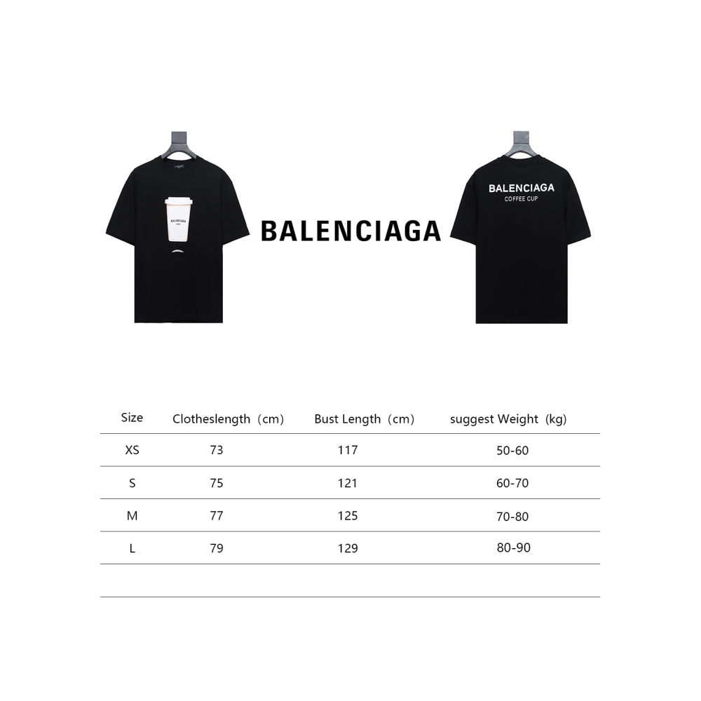Balenciaga 23ss plastic cup print T-Shirts shirt 1