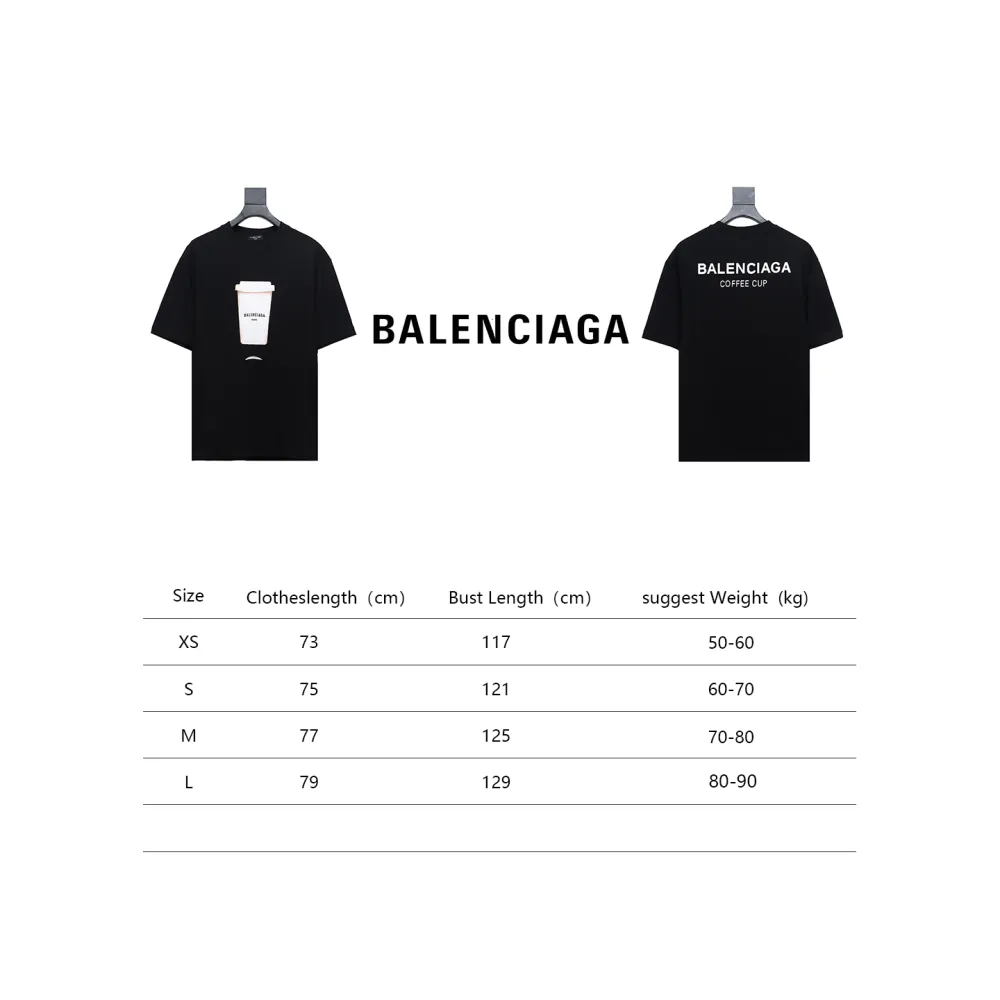  Balenciaga 23ss plastic cup print T-Shirts shirt 1
