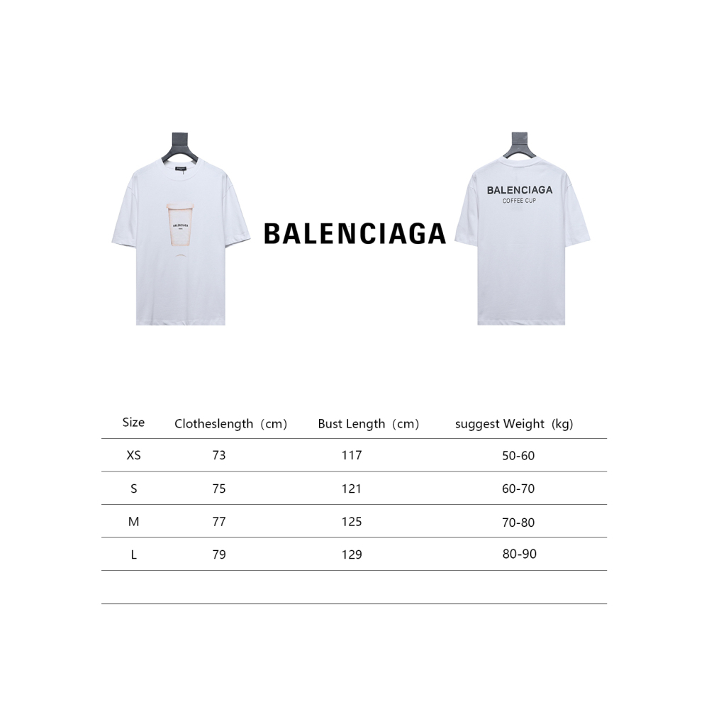 Balenciaga 23ss plastic cup print T-Shirts shirt 2