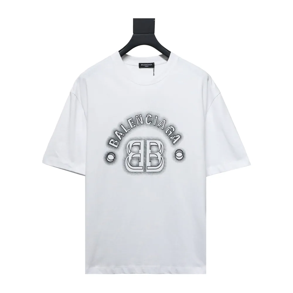 Balenciaga 24ss 3D Stereo Letter Printed T-Shirts 2