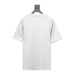 Balenciaga 24ss Blurred Letter Distressed Printed Washed T-Shirts
