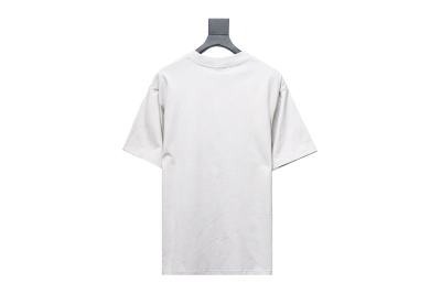  Balenciaga 24ss Blurred Letter Distressed Printed Washed T-Shirts 02