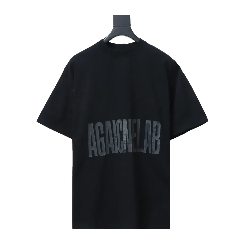 Balenciaga 24ss burst reverse letter print T-Shirts shirt
