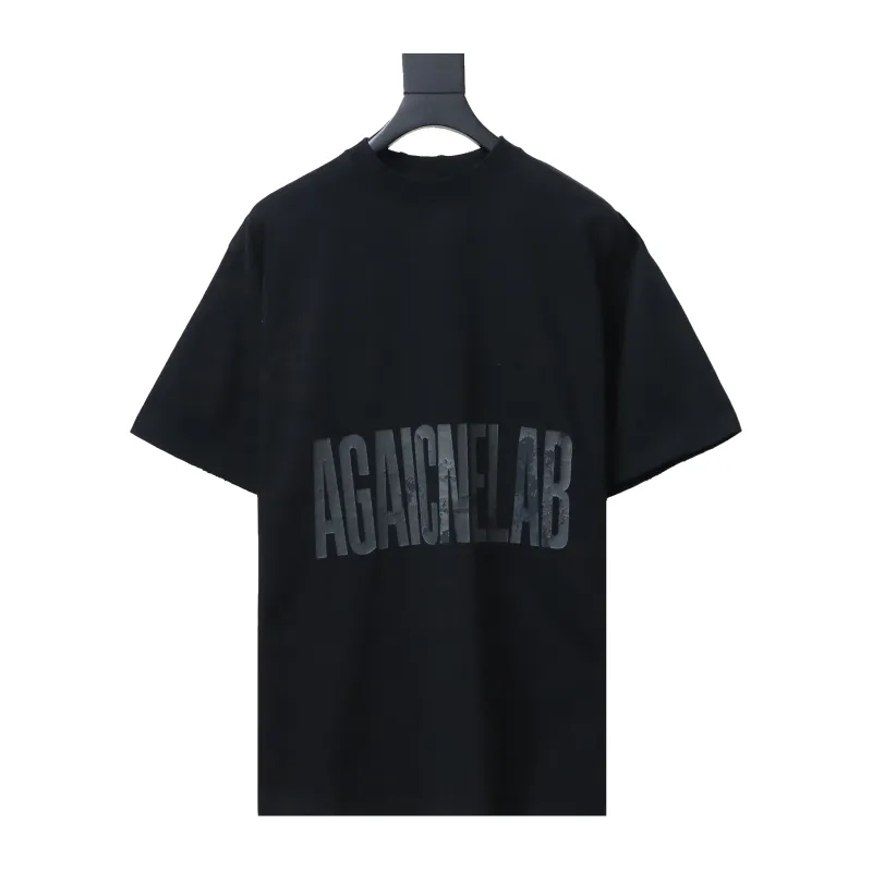 Balenciaga 24ss burst reverse letter print T-Shirts shirt