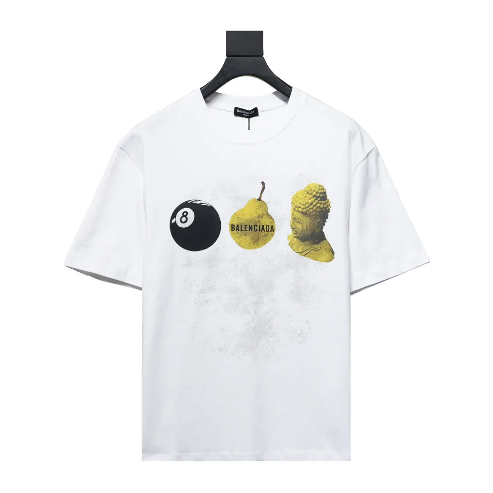 Ba*len*cia*ga 24ss custard apple printed t-shirts