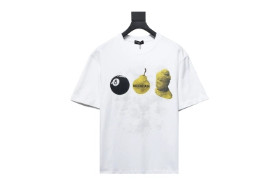  Balenciaga 24ss Custard Apple Printed T-Shirts 01