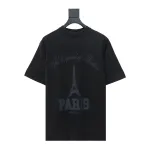  Balenciaga 24ss distressed iron tower washed T-Shirts