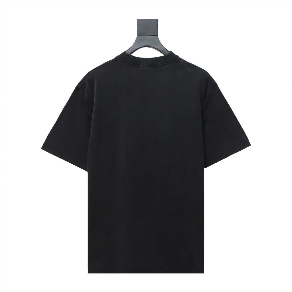 Balenciaga 24ss distressed iron tower washed T-Shirts