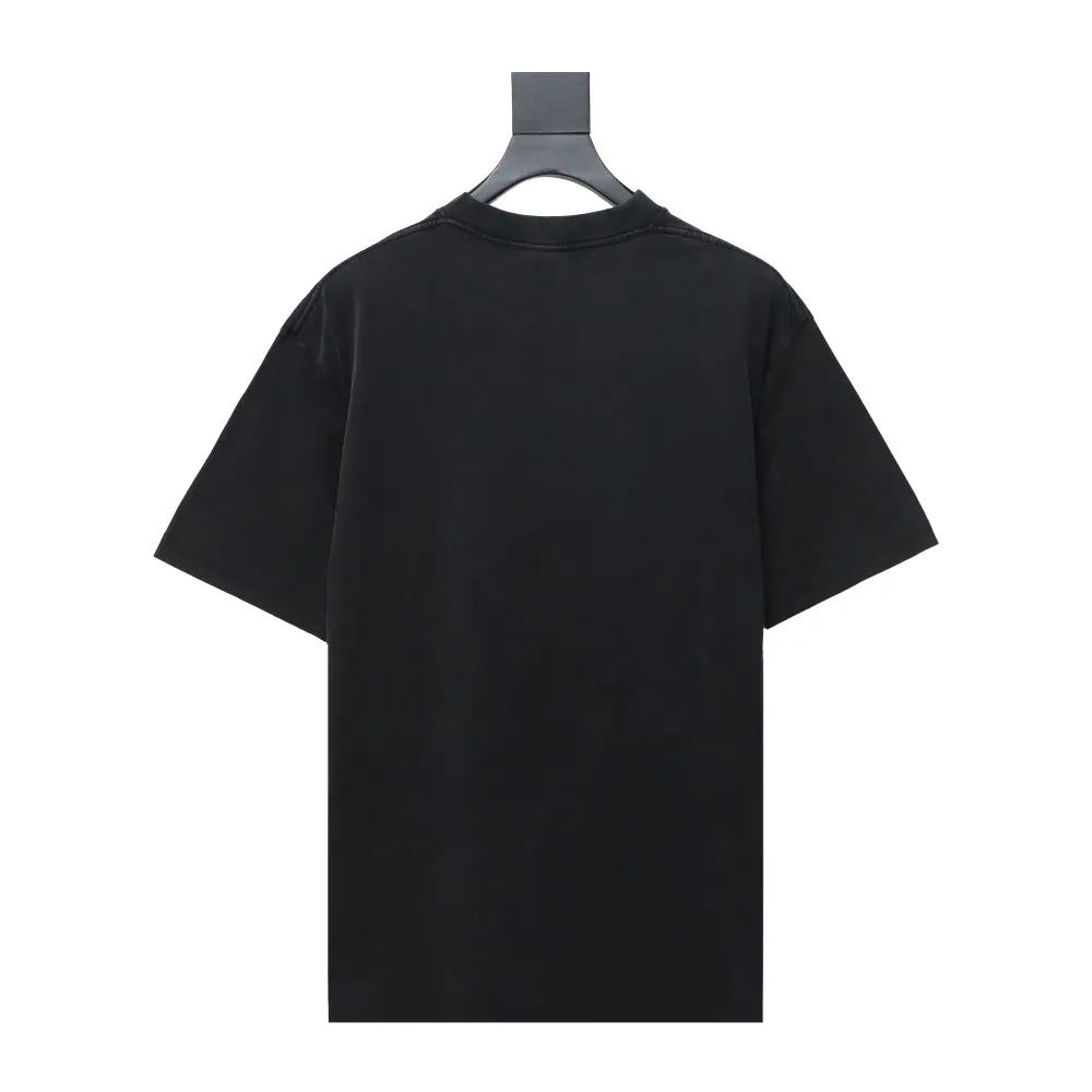  Balenciaga 24ss distressed iron tower washed T-Shirts