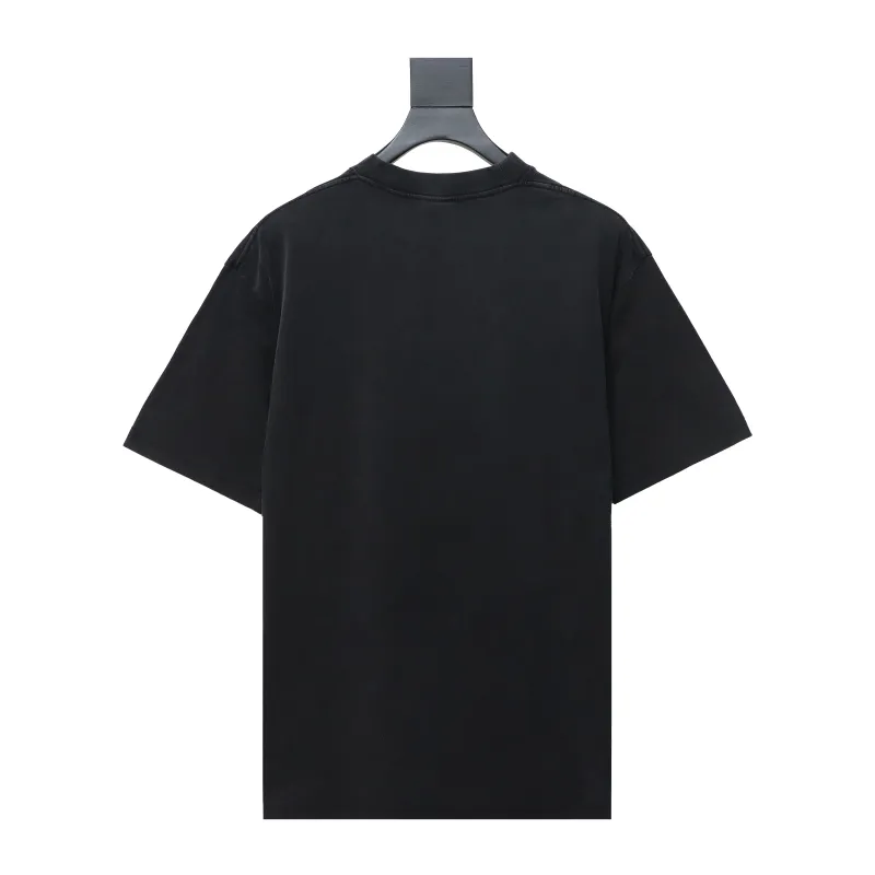  Balenciaga 24ss distressed iron tower washed T-Shirts