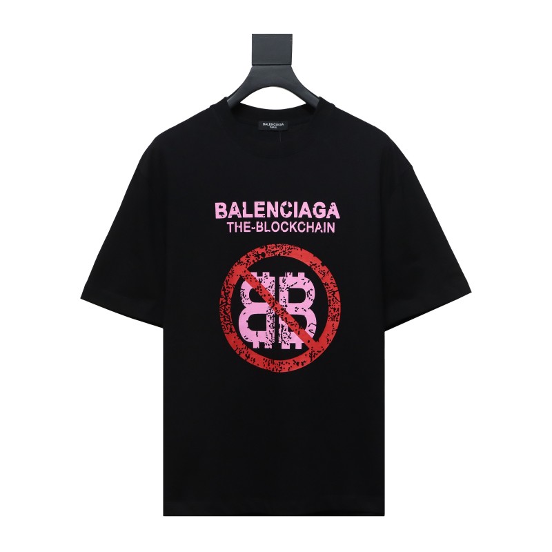 Balenciaga 24ss Double B No Passing Printed T-Shirts 1