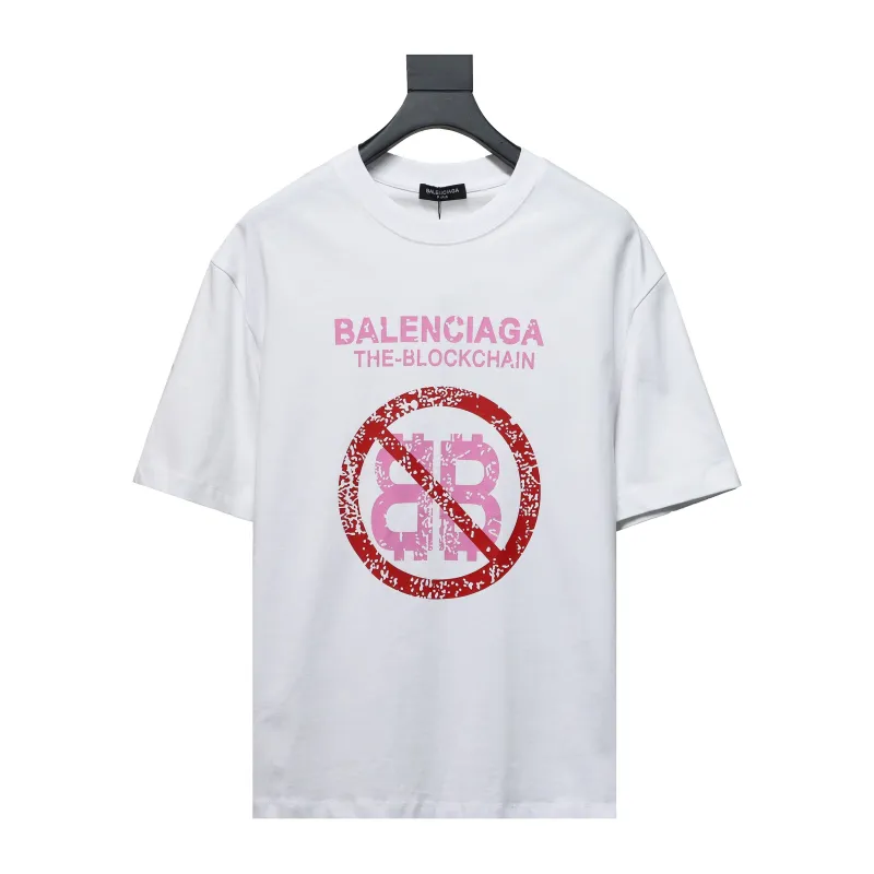  Balenciaga 24ss Double B No Passing Printed T-Shirts 2