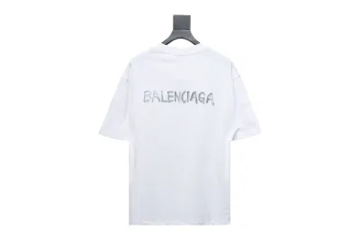  Balenciaga 24ss Front and Back Letter Logo Printed T-Shirts 02
