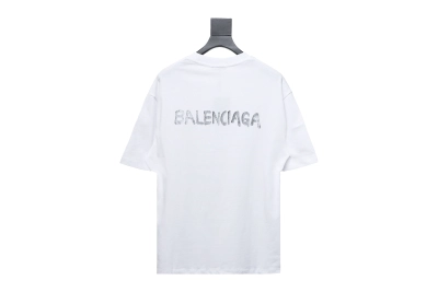  Balenciaga 24ss Front and Back Letter Logo Printed T-Shirts 02