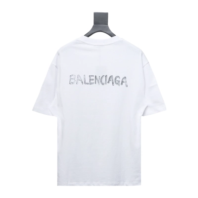 Balenciaga 24ss Front and Back Letter Logo Printed T-Shirts 02