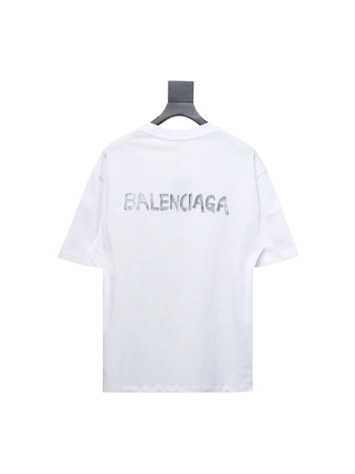  Balenciaga 24ss Front and Back Letter Logo Printed T-Shirts 02