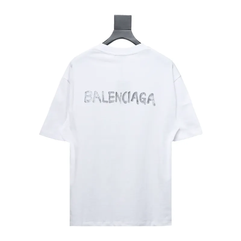 Balenciaga 24ss Front and Back Letter Logo Printed T-Shirts