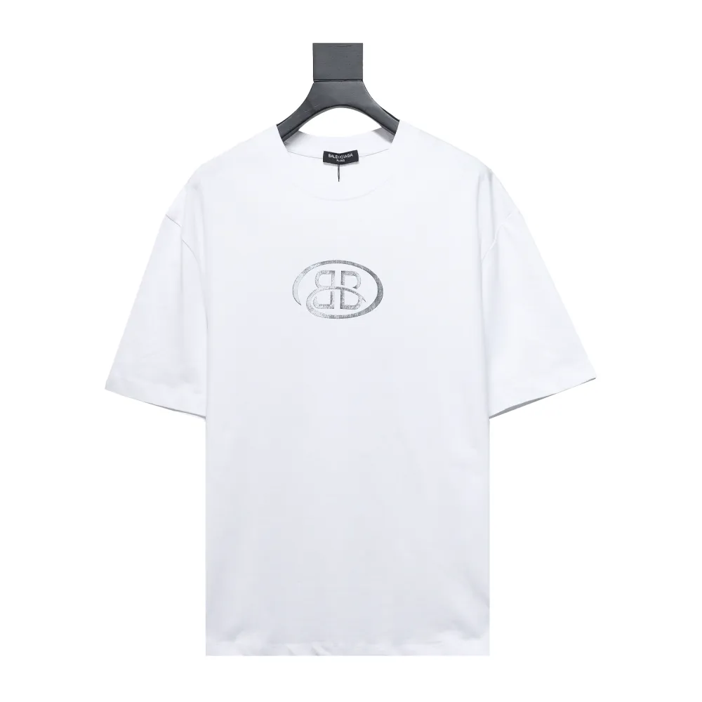 Balenciaga 24ss Front and Back Letter Logo Printed T-Shirts