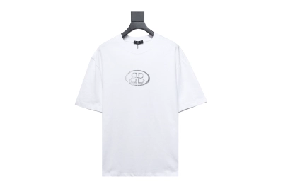  Balenciaga 24ss Front and Back Letter Logo Printed T-Shirts 01