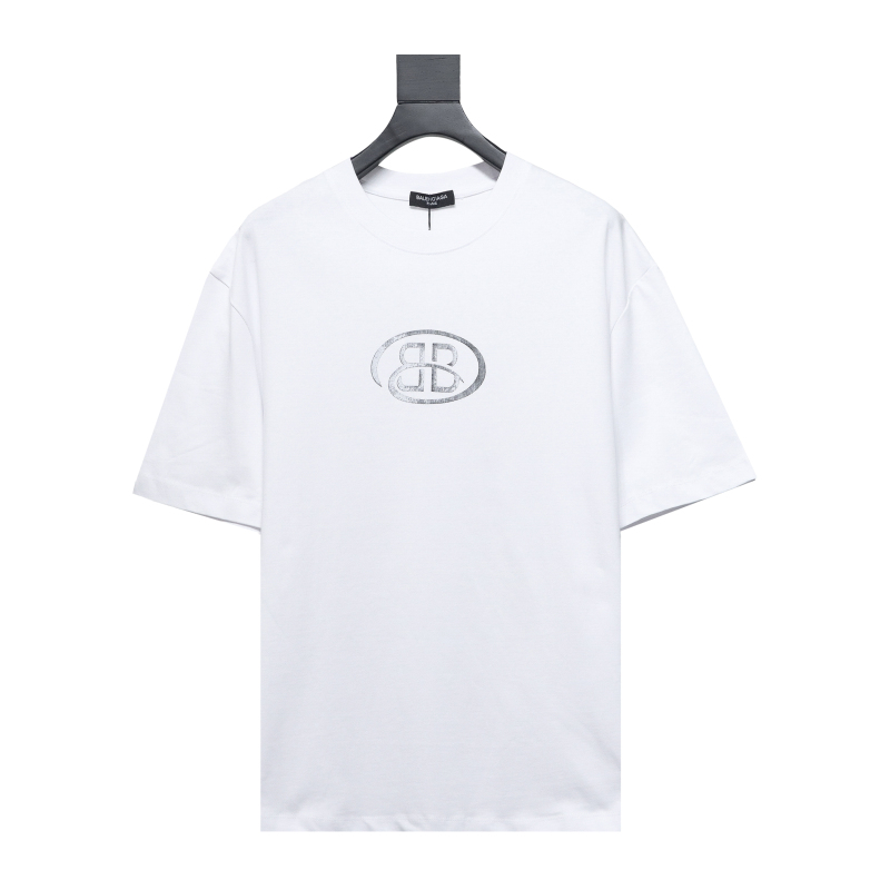 Balenciaga 24ss Front and Back Letter Logo Printed T-Shirts
