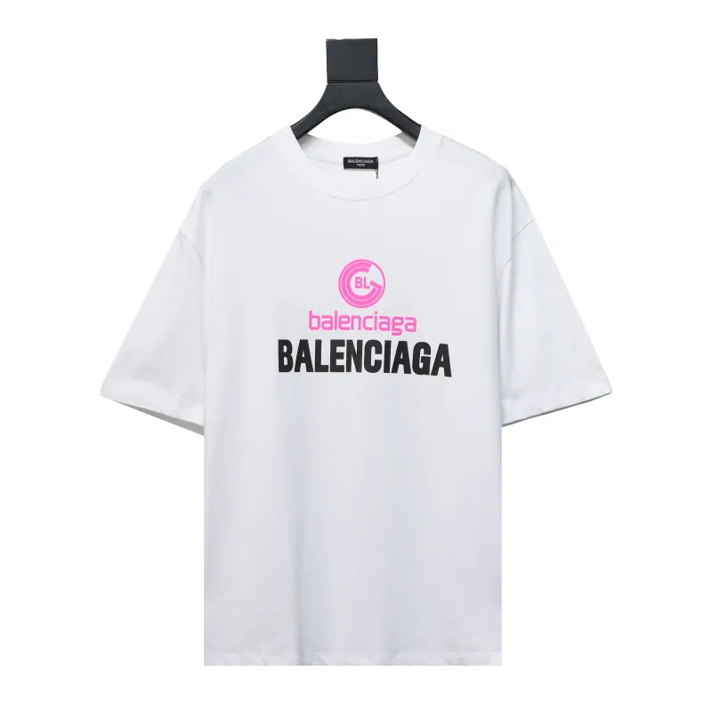 Balenciaga 24ss letter logo print T-Shirts 1