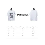 Balenciaga 24ss mottled distressed letter logo T-Shirts shirt 2