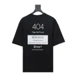  Balenciaga 24ss Network loading 404 printed T-Shirts 1