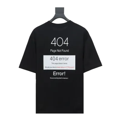  Balenciaga 24ss Network loading 404 printed T-Shirts 1 02