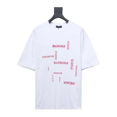 Balenciaga 24ss pink letter print T-Shirts shirt 1 01