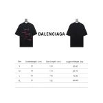  Balenciaga 24ss pink letter print T-Shirts shirt 2