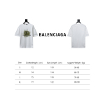 Balenciaga 24ss three-dimensional glue graffiti double B letter print T-Shirts 1