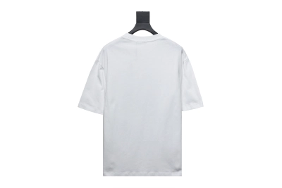  Balenciaga 24ss three-dimensional glue graffiti double B letter print T-Shirts 1 02