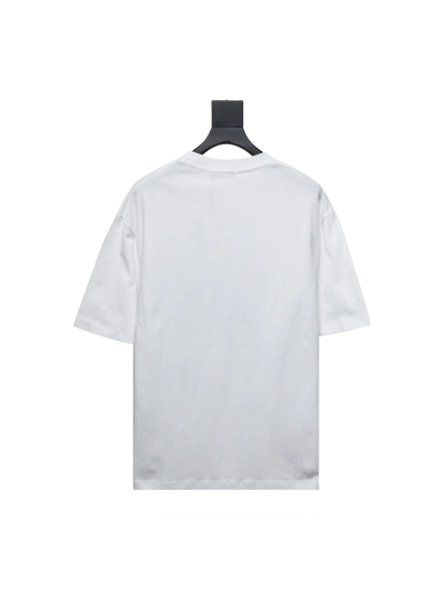  Balenciaga 24ss three-dimensional glue graffiti double B letter print T-Shirts 1 02