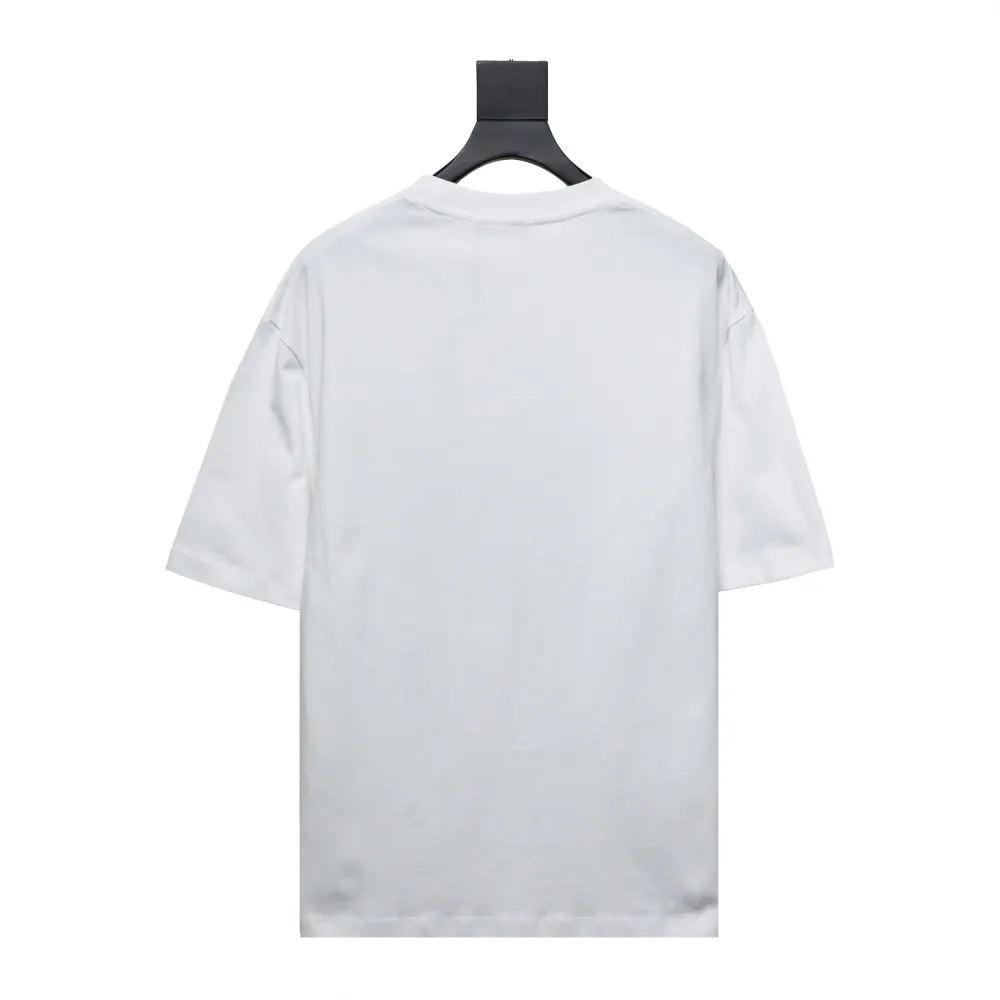 Ba*len*cia*ga 24ss three-dimensional glue graffiti double b letter print t-shirts 1