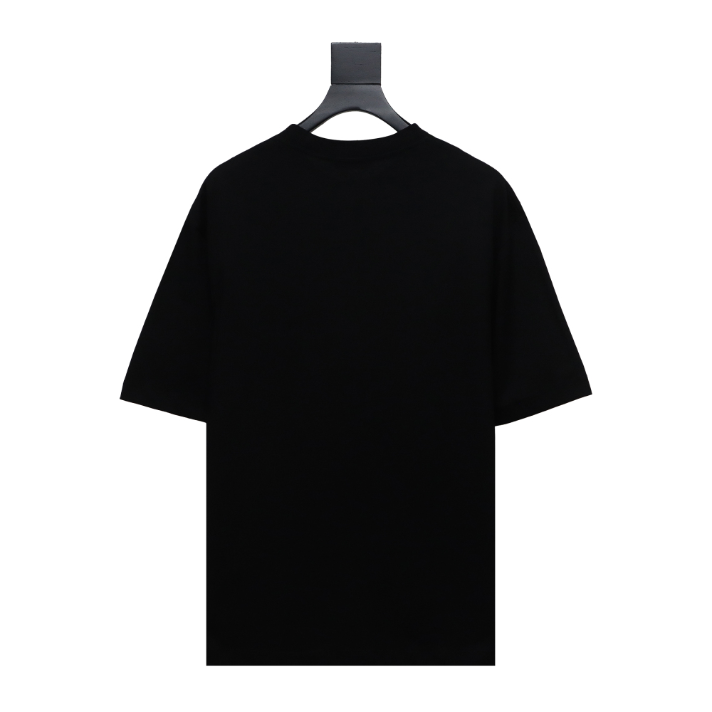 Balenciaga 24ss three-dimensional glue graffiti double B letter print T-Shirts 2