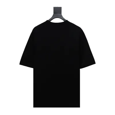 Balenciaga 24ss three-dimensional glue graffiti double B letter print T-Shirts 2 02