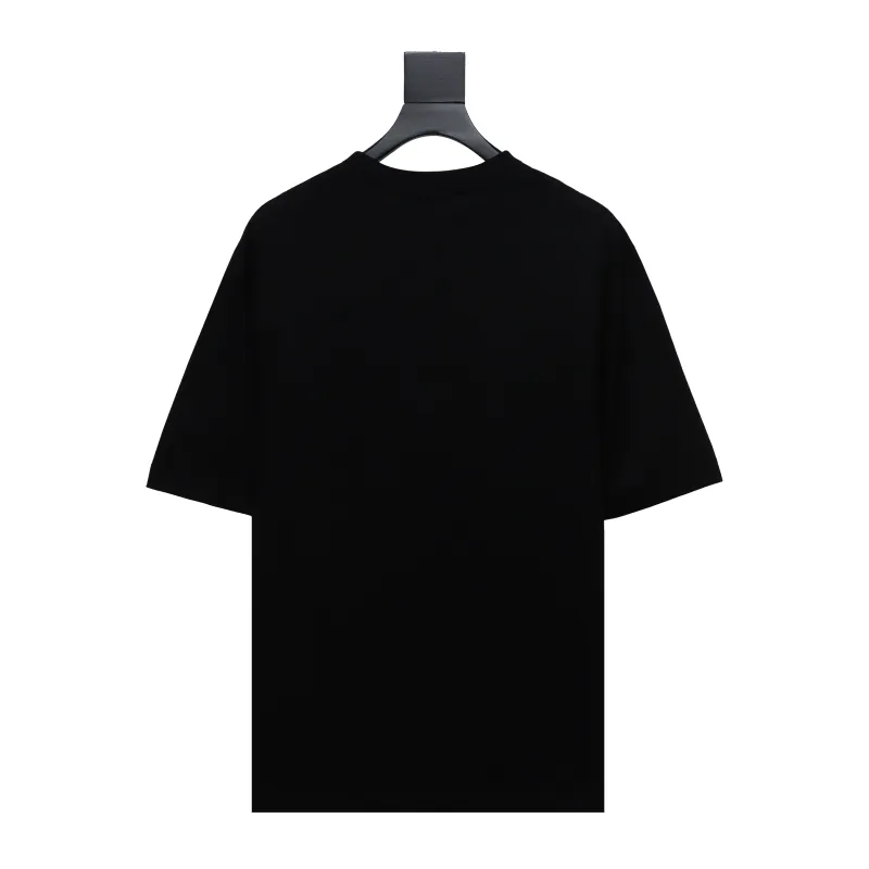 Balenciaga 24ss three-dimensional glue graffiti double B letter print T-Shirts 2