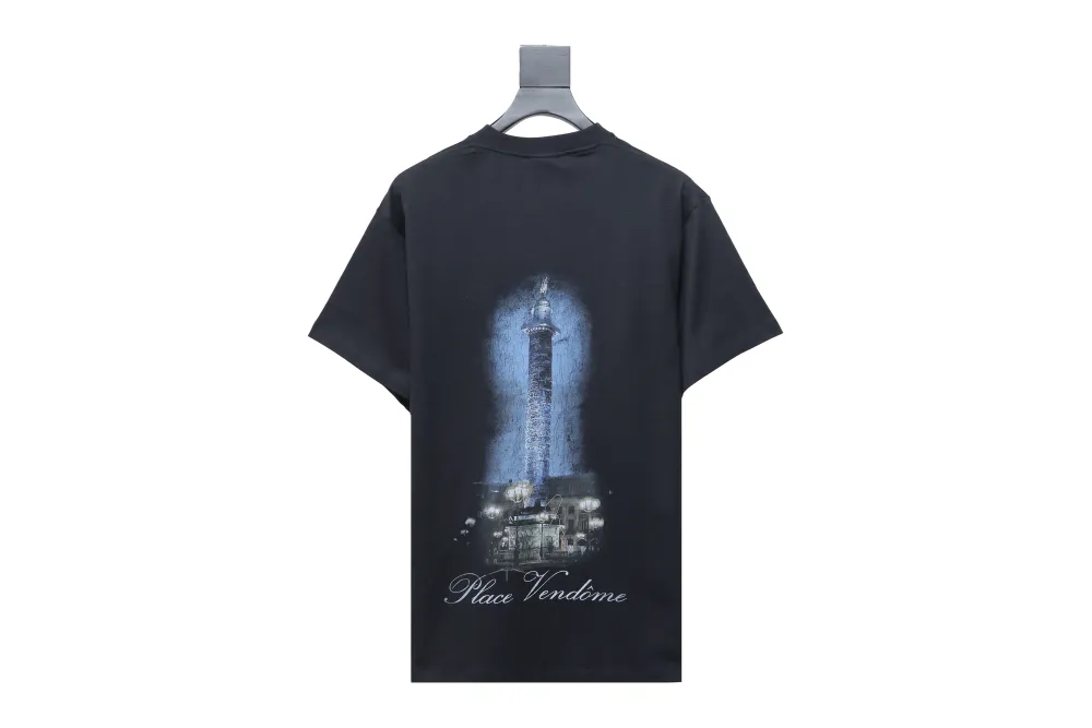  Balenciaga & VOGUE Joint Lighthouse Printed T-Shirts 1