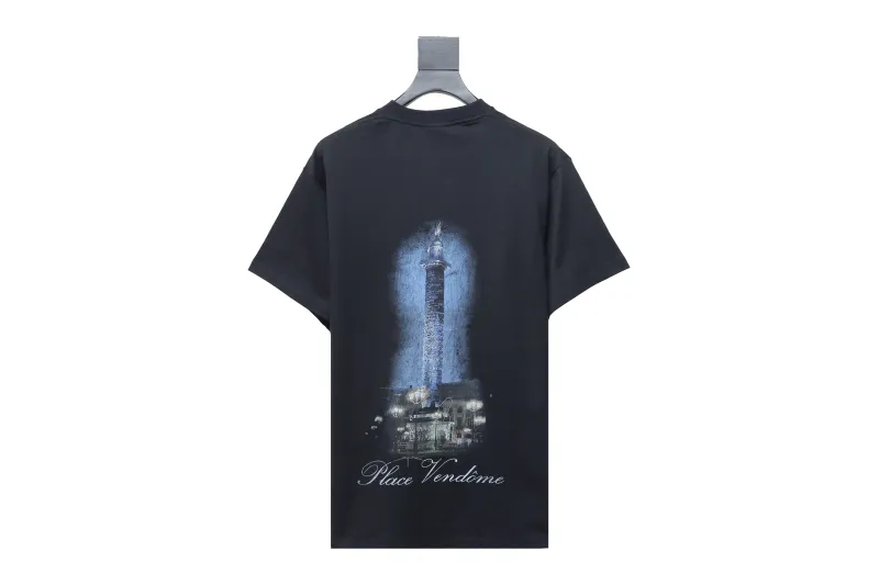  Balenciaga & VOGUE Joint Lighthouse Printed T-Shirts 1