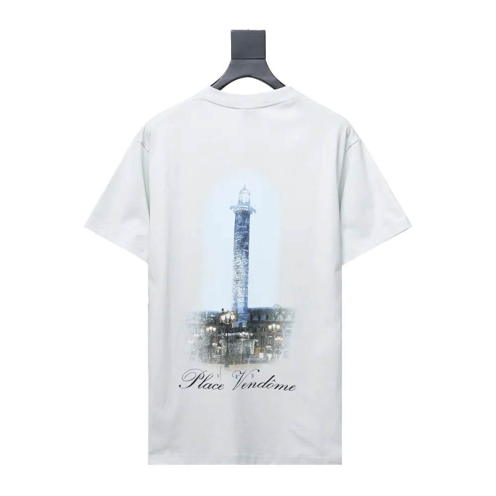  Balenciaga & VOGUE Joint Lighthouse Printed T-Shirts 2