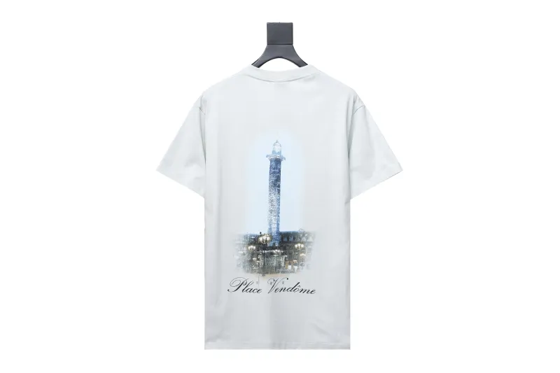 Balenciaga & VOGUE Joint Lighthouse Printed T-Shirts 2