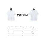 BALENCIAGA BB reverse letter embroidered T-Shirts T-shirt