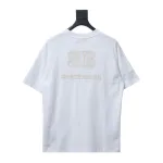 BALENCIAGA BB reverse letter embroidered T-Shirts T-shirt