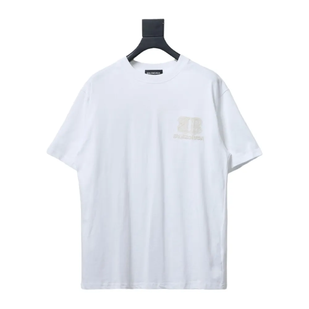 Ba*len*cia*ga bb reverse letter embroidered t-shirts t-shirt